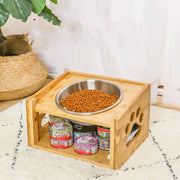 ElevateBowl Feeder with Bamboo Stand
