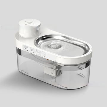 PawStream Stainless Steel Pet Water Dispenser