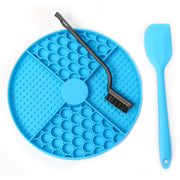 RoundEase - Double Silicone Licking Mat