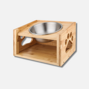 ElevateBowl Feeder with Bamboo Stand